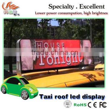 RGX P5mm High Brightness Wireless 3G Asychronous LED Taxi Sign,Attractive and durable led taxi roof display screen                        
                                                Quality Choice