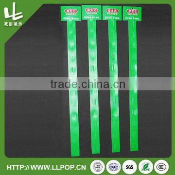 White Supermarket Hang Strip With Hooks photo-3