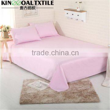 OEM Accept 100% cotton home hotel use single flat sheet