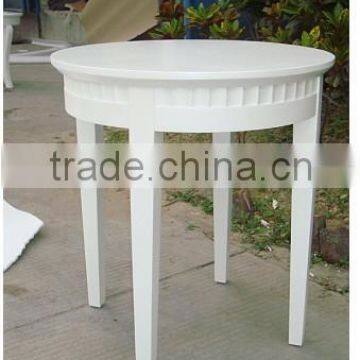 Elegant white wooden coffee table C1030