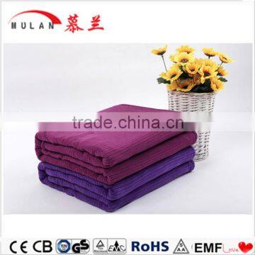 150x110cm polyester washable electric heating blanket with CE GS