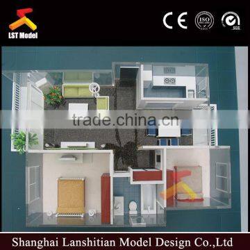 Real Estate Interior Model Apartment Model With Lighting System Display photo-4