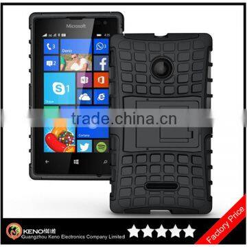 Keno 2015 TPU+PC Heavy Duty Kickstand Case Rugged Tough Case for Nokia Lumia 532 Case