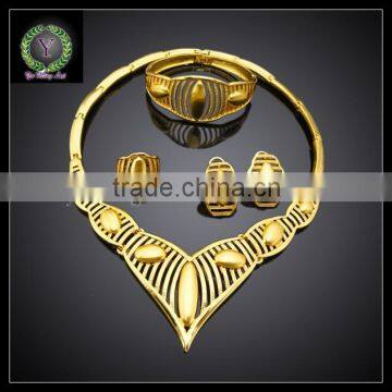 2016 New Arrival African Gold Plated Jewelry set which for Wedding jewelry set Match Clothes BHK644