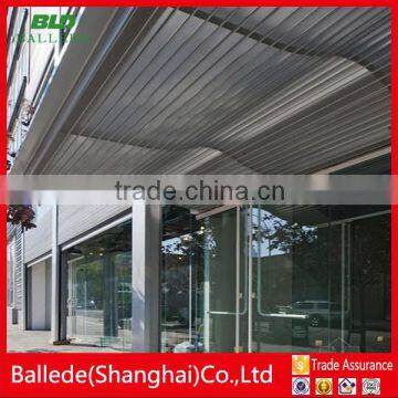 Specialty aluminum canopy louver