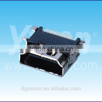 Dongguan Yxcon vertical SMT female HDMI connector