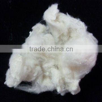 recycled polyester staple fiber for yarns