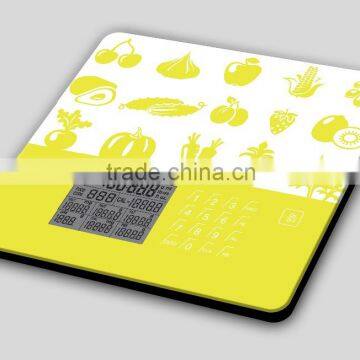 Eat-Smart Digital Kitchen Scale Multi-funcwith 999 Food Code With Calories, Fat, Protein Multi Function Food Nutrition Scale photo-3