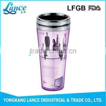 Camping Stainless Steel Thermal Mug design your own paper coffee cup bottles with pressing lid and handle manufacturer