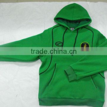 Rugby green men hoodie for Team wear