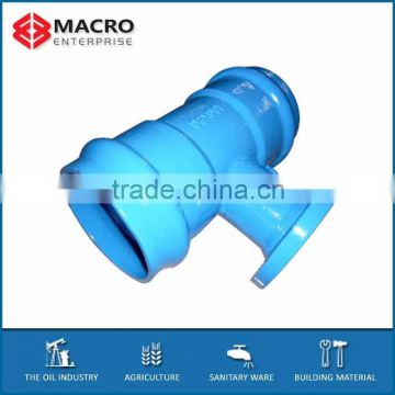 Ductile iron fittings for pvc pipes