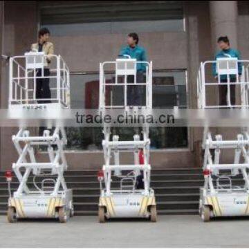 man drive scissor lift table