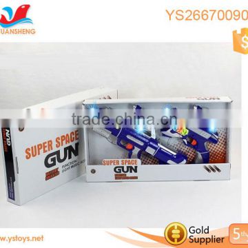 2016 wholesale gun toys boy toy electric toy gun for kids with light and music