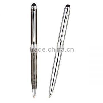 Customized logo and color high quality metal stylus touch ball point pen