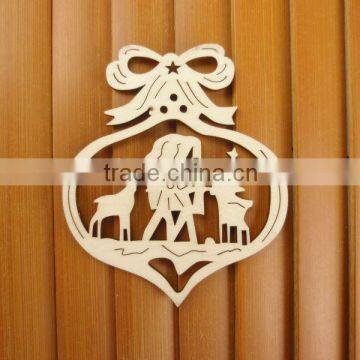 wood Chrismas Tree hanging Decoration