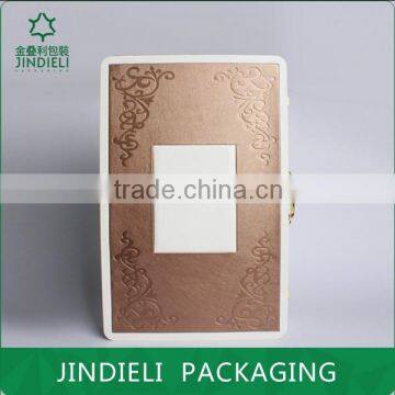 Customized luxury wooden cosmetic box packaging