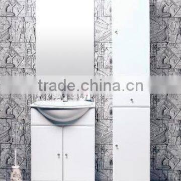 Bathroom Wash Basin Furniture Free Standing Gloss white MDF Cabinet Storage Bathroom Wash Basin Furniture