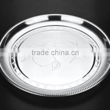 stainless steel cheap salad dinner plates made in china 2015 hot new product