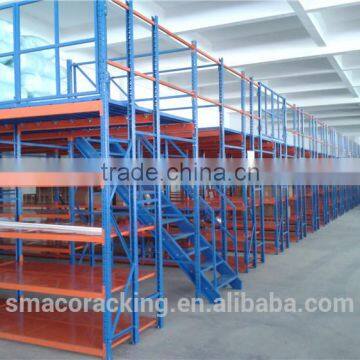 Steel Iron Structures Mezzanine Floor Shelf Rack photo-2