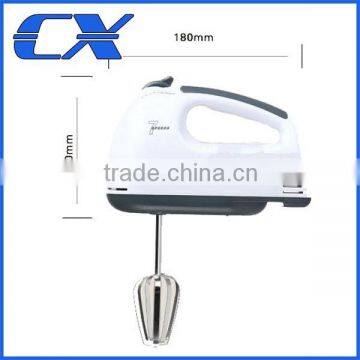 100W 7 Speed Mini Hand mixer With Dough Hooks