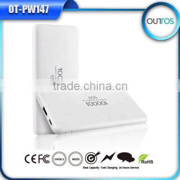 Promotional universal portable power bank 10000mah lithinum polymer battery