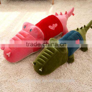 Children Safe Material Lovely crocodile plush toys for gift