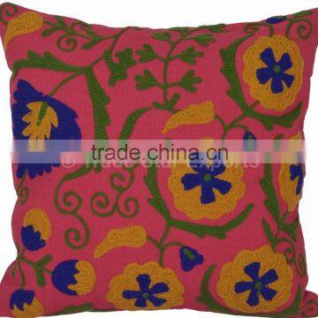 Suzani Cushion Cover Boho Throw Pillowcases Indian Decorative Pillows