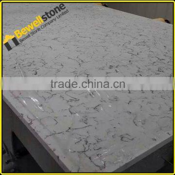 Luxury bathroom material Arabescato quartz stone slab tiles