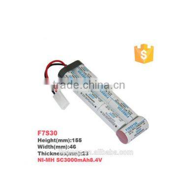 BEST PRICE !!! FireFox high Power 8.4V 3000mAh NI-MH rechargeable airsoft gun battery