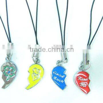 heart mobile phone strap