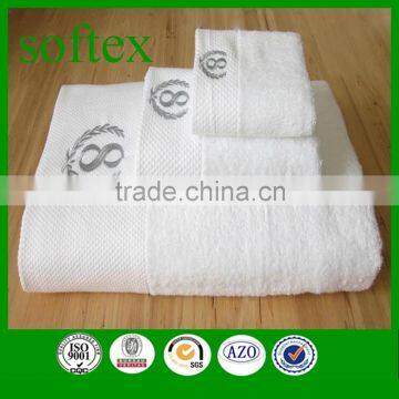 100% cotton luxury white bath towels for hotels extra soft