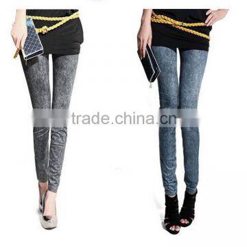 Hot Sale Fashion Spandex Highly Stretched Jeggings Legging Jeans                        
                                                Quality Choice