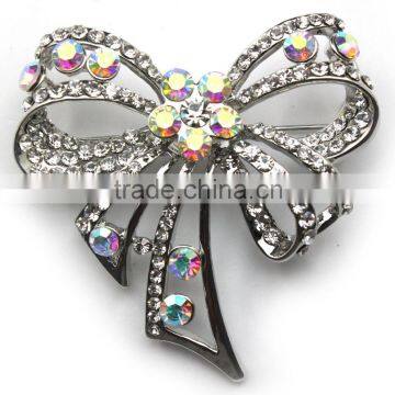 Butterfly Rhinestone Metal Brooch Pins,Color Rhinestone Brooch For Suit photo-2