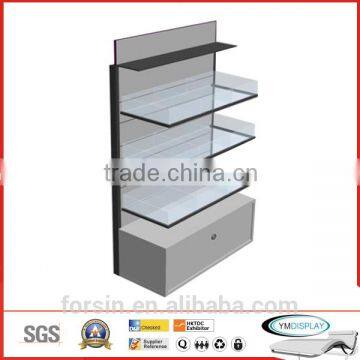 Double sided metal supermarket display