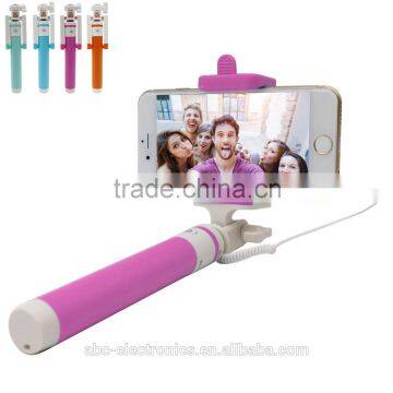 2016 Selfie Stick, Battery Free Wired Selfie Stick for iPhone/Samsung