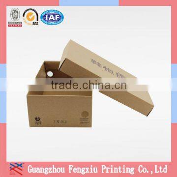 2014 Label Printing Custom Kraft Paper Shoe Box Packaging