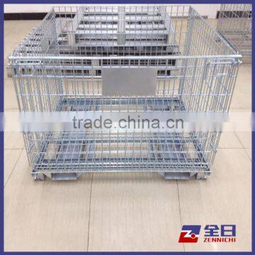 Mesh Wire Steel Pallet Storage Racks with Forklift Slot