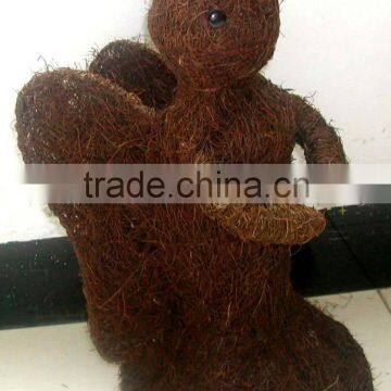 animal planter,flower planter,outdoor planter,garden planter,rattan animal basket,rattan basket