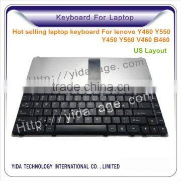 Hot selling US laptop keyboard For lenovo Y460 Y550 Y450 Y560 V460 B460 Black