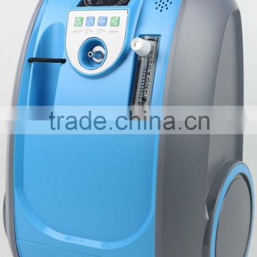 Low noise mobile high purity oxygen concentrator