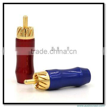 HIFI OEM Audio Connector Metal RCA Plug RCA Cable PHONO plug