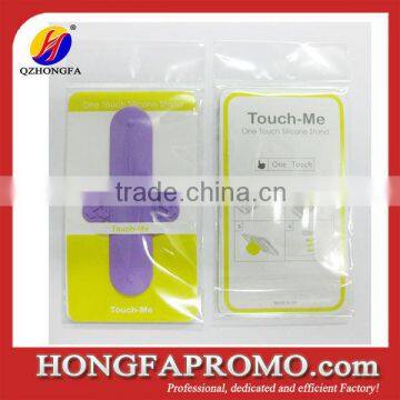 Factory Embossed touch-u silicone phone stand