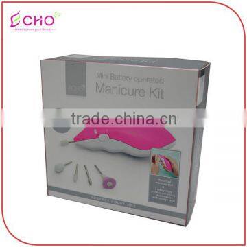 5 in 1 Mini Battery Operated Pink Mouse Shape Pedicure Manicure Kit photo-6