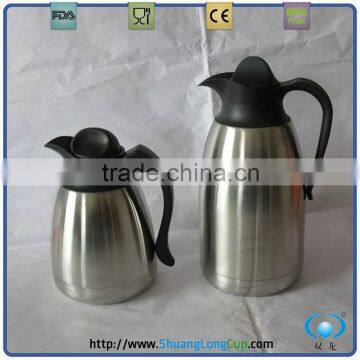 Top quality stainless steel vacuum coffee tea pot