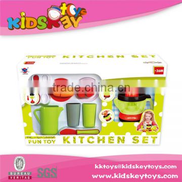 Hot selling kitchen toy juice machine toy intellectual toy kitchen toy set