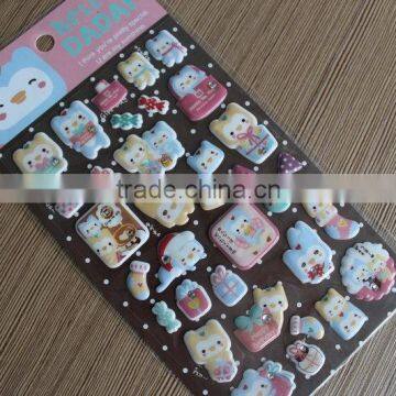 Wenzhou factory New design kids custom cratoon 3D foam sticker