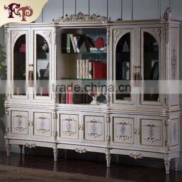 classic home furniture -Hand-made Royalty classic bookcase