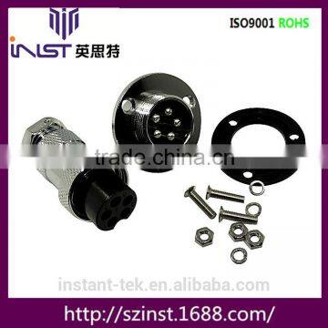 INST GX16 circular connector Socket Plug 9pin