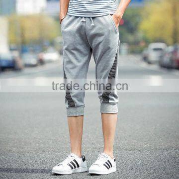 fashion and top quality 3/4 men's short pants with low price in wholesale custom jogger pants and sports half pants