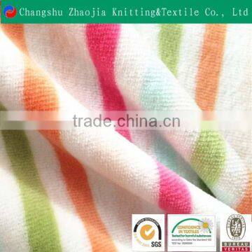 High quality strip print cvc fabric knit fabric for sofa ZJ038